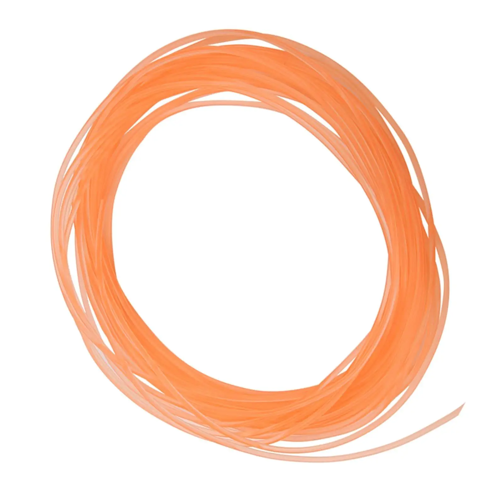 مستدير من مادة البولي يوريثين الناعمة باللون البرتقالي لحزام نقل القيادة 4 مم 10 أمتار للاستخدام الصناعي المرن المتين