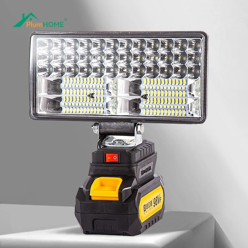 Voor Makita 18V Li-Ion Batterij Led Werklamp 3/4 Inch Zaklamp Draagbare Nood Schijnwerpers Kampeerlamp