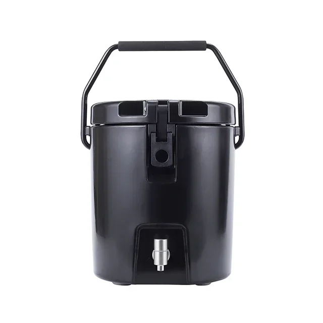 Hot sales customized plastic portable rotomolded ice bucket cooler with handles for outdoor camping