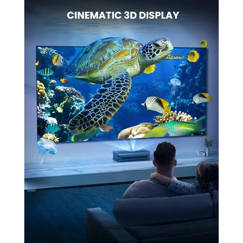 4K UHD Ultra Short Throw Triple Laser Projector with Dolby Vision & Atmos, Active 3D, 150