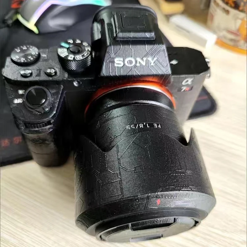 Naklejka ochronna na aparat fotograficzny zapobiegająca zarysowaniom do Sony A7C A7R A7S2 A7S3 A7IV A7RV A9 A9II A1 A7III FE16-35 24-105 dekoracja