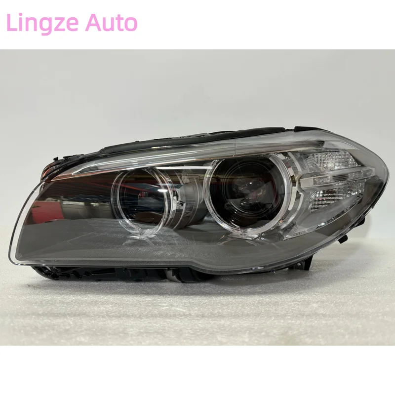 

Fit For BMW 5 Headlight 2014-2016 BMW F10 Headlight Angel Eye Xenon Headlamp Half Assembly Plug And Play European Version