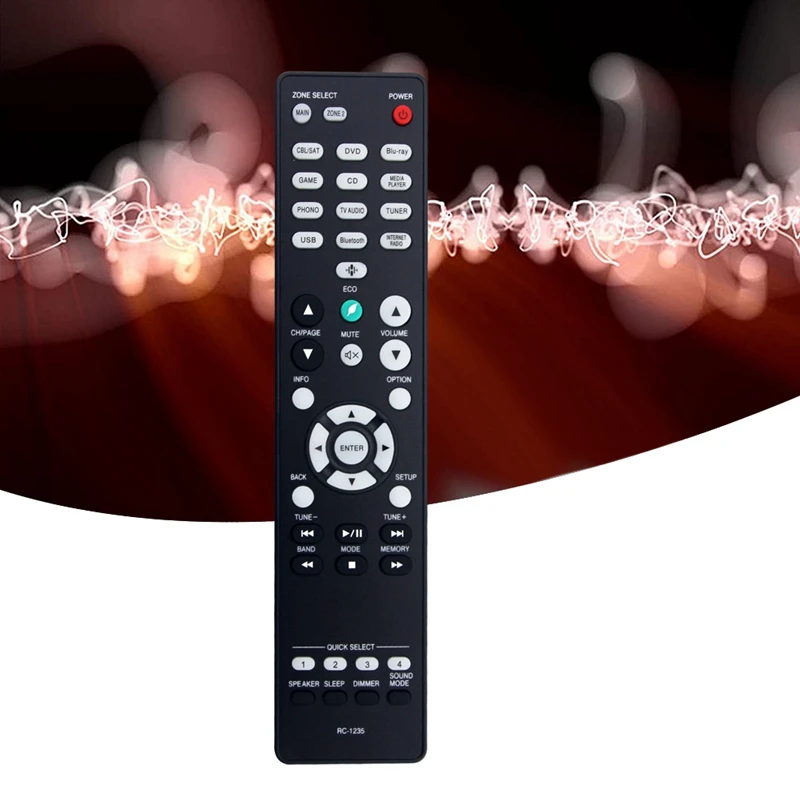 Denon 네트워크 스테레오 리시버 RC-1235 DRA-800H 용 RC-1235 교체 리모컨, DRA800H