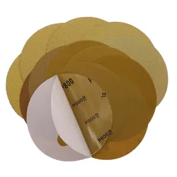 6 Inch 150mm Sandpaper PSA Self Adhesive Sticky Back Sanding Discs 10/20 Pcs for DA Sanders Finishing  for Auto and Woodworking