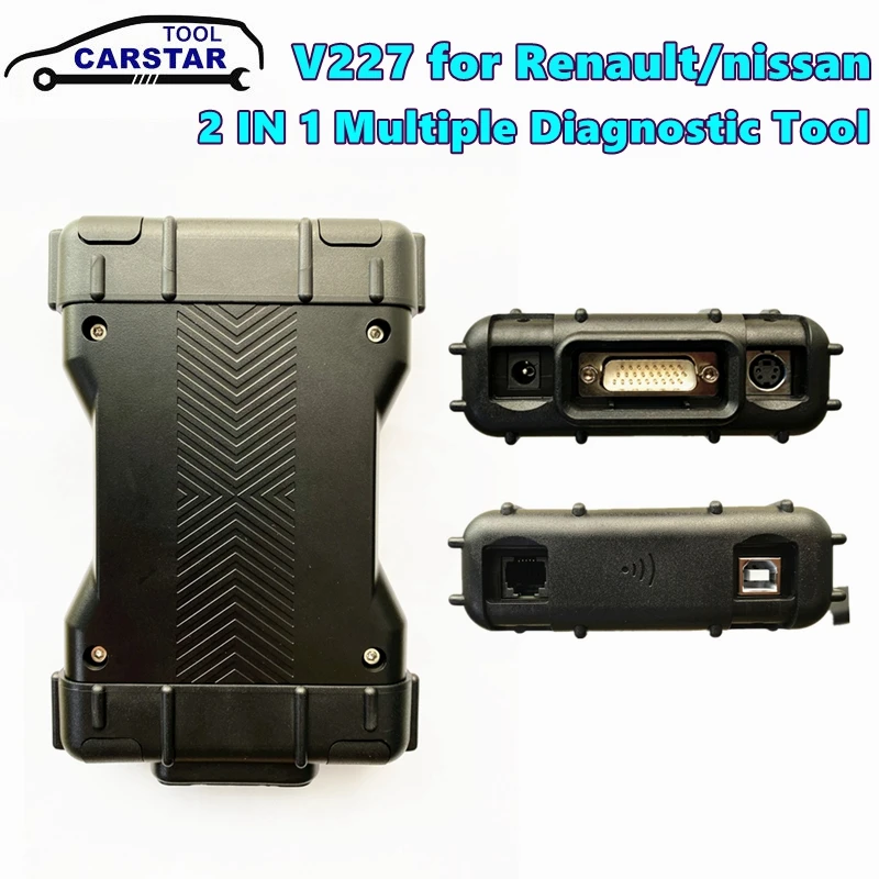 Newest V227 Can Clip for Renault/Nissan 2 in 1 V09.21.00 OBD2 Auto Scanner CAN Clip 2in1 Car Diagnostic Tools