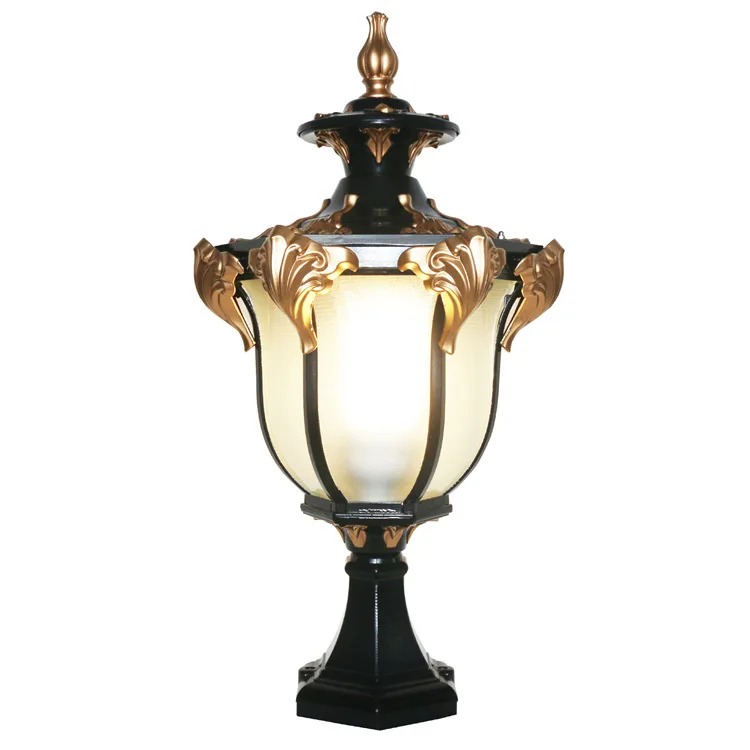 

Pillar Light Aluminium Material Modern Main Gate Pillar Lights Outdoor European Pillar Light