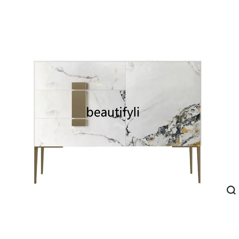 

A029 Slate door cabinet light luxury entrance foyer wall locker household living room, partition rack