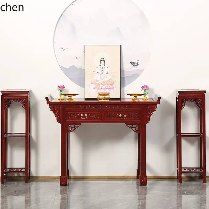Altar Incense Offering  Home Buddha Altar God of Wealth Table  Room Worship God of Wealth Table