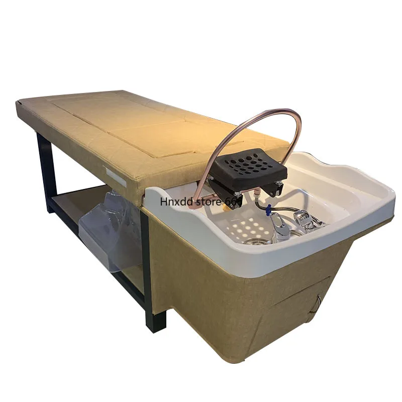 Water circulation constant temperature moxibustion foot soaking fumigation head treatment ear picking flushing bed