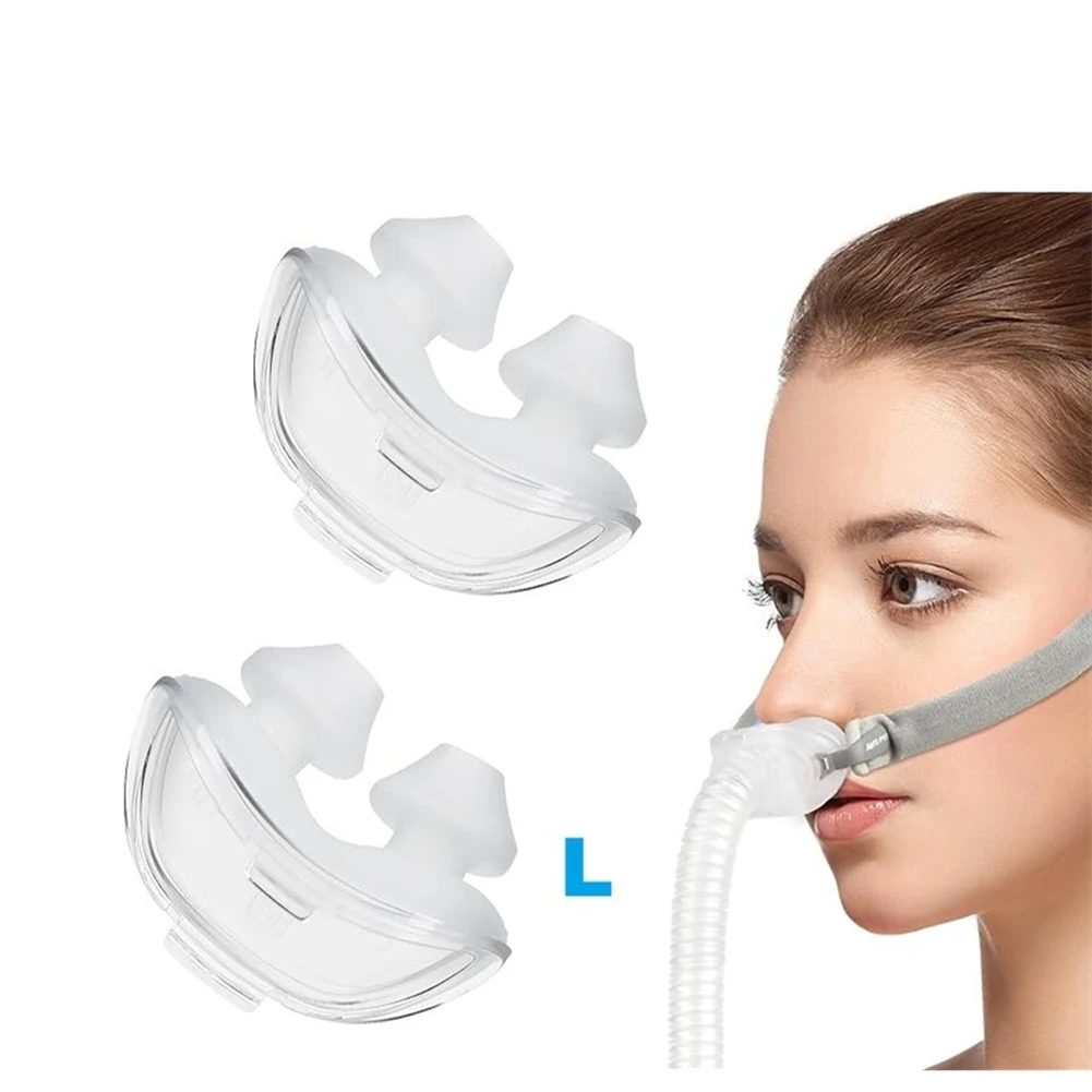 

For Resmed Airfit P10 2 Pack Replacement Nasal Pillow Cushion, CPAP Mask Cushion,Large