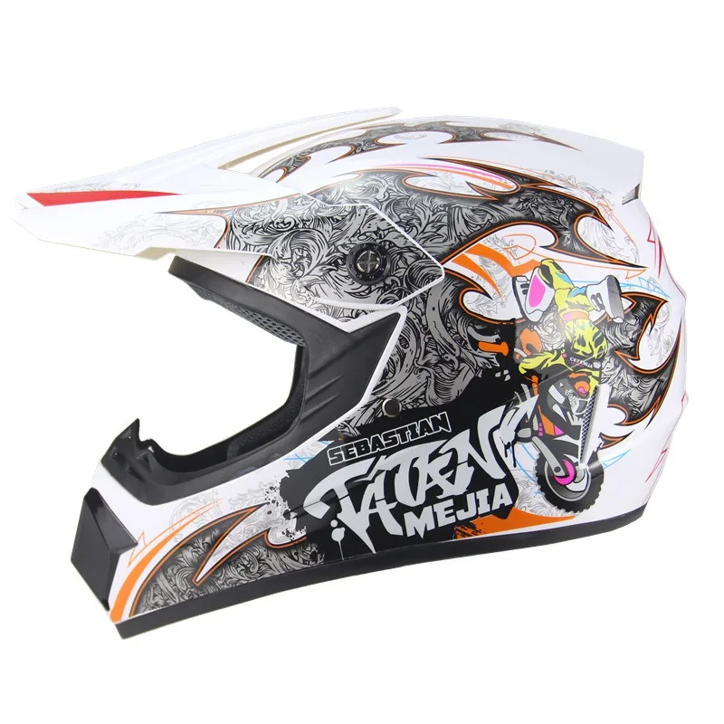 

Full-Face Off-Road Motorcycle Helmet Mountain Riding Helmet with Durable Construction Comfortable Padding for Protection