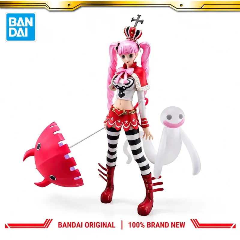 In Stock Bandai Original Megahouse One Piece Perona Action Figure Model Doll Brand New Boxed Anime Characters Toys Model Garage