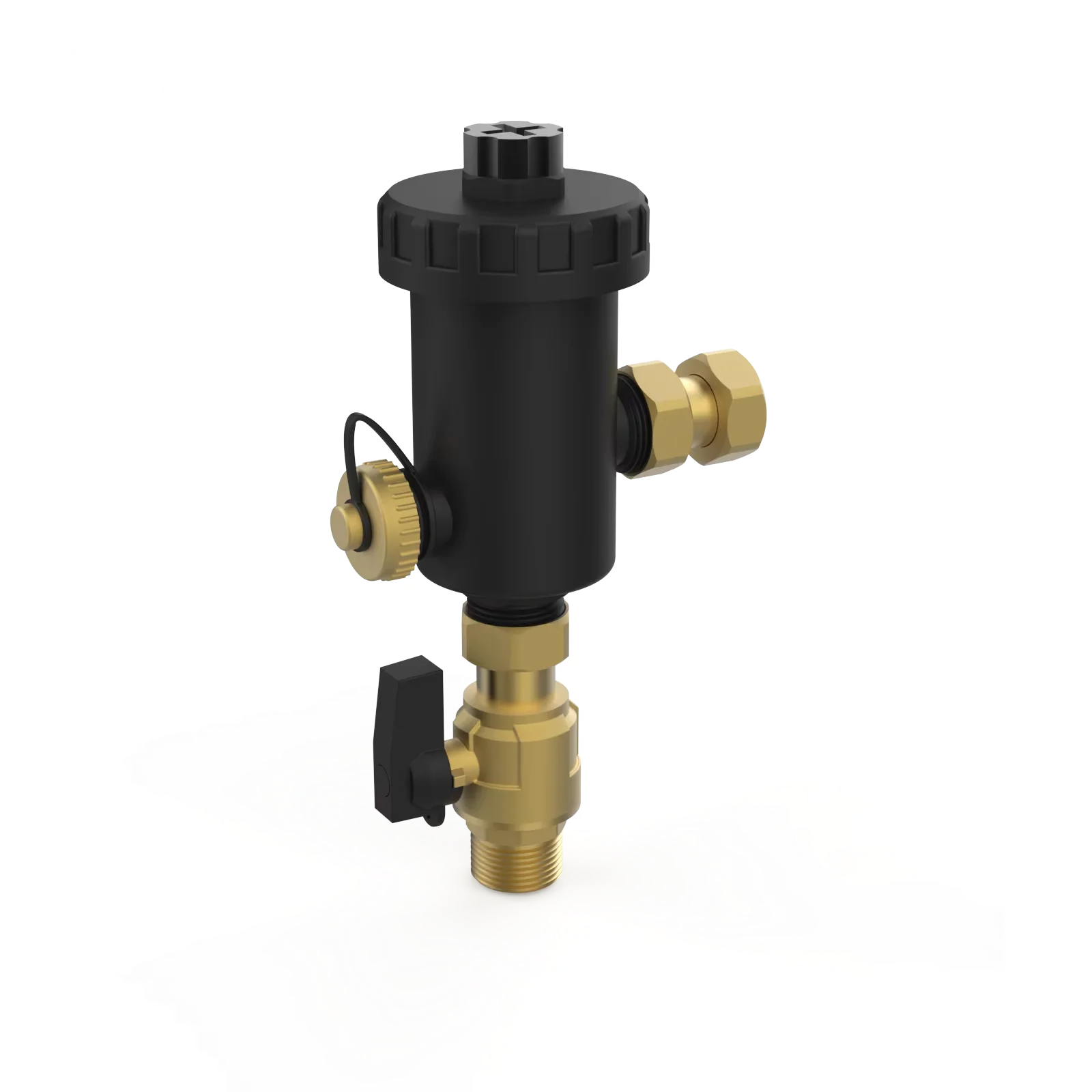 Customizable Home Brass Water Pre-Filter with Magnetic Feature Manual Operation Highly Efficient Filtration 100 Micron Accuracy