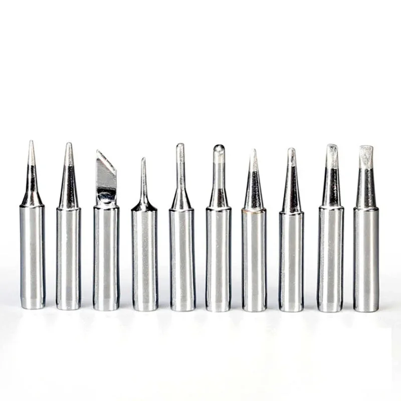 Solder Iron Tip 10pcs YIHUA 900M-T Series Soldering Tips Lead-free Tip For Welding Rework Station Repair Welding Tool Accessorie