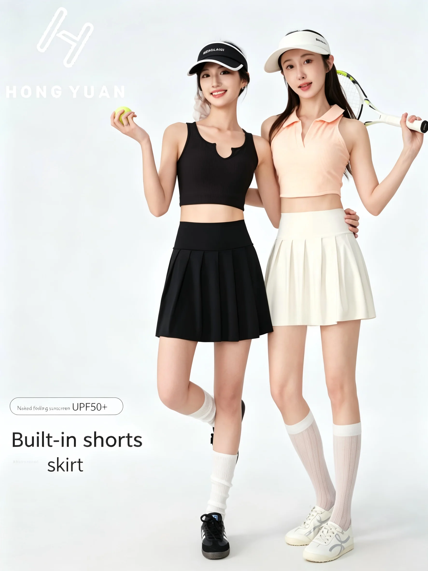 

Premium Womens Solid Color Minimalist Shark Skort High Waist Hip Lifting For Summer Outdoor And Daily Casual Wear