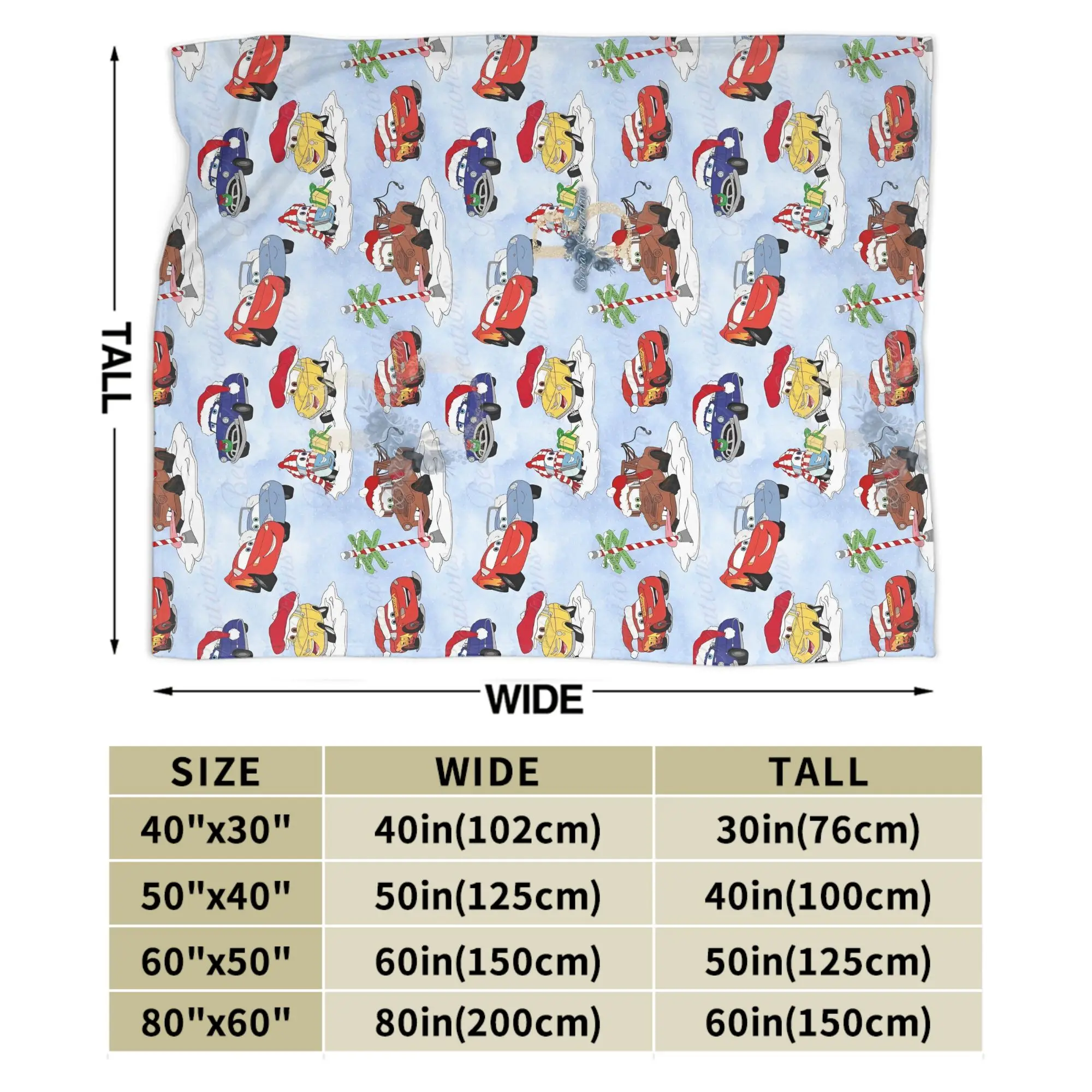 سيارات البرق ماكوين عيد الميلاد وصديق بطانية لينة الدافئة رمي بطانية الشتاء السفر الأريكة كرسي أريكة سرير رقيق المفرش #6
