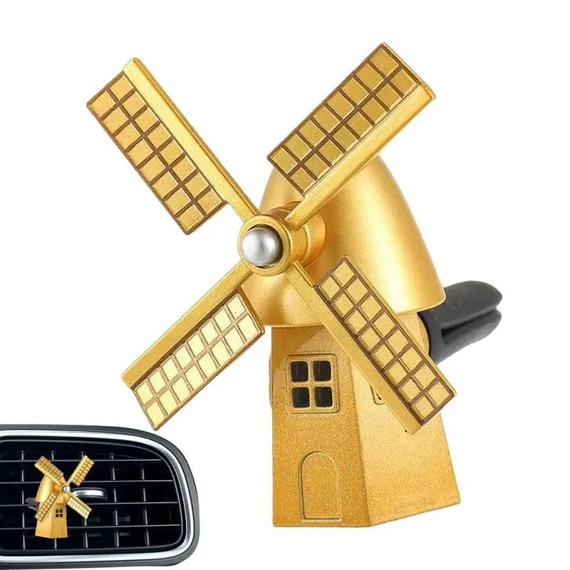 Car Vent Clips Vent Clips Scents Diffuser In Windmill House Shape Perfume Fragrance Accessories Multifunctional Decorative