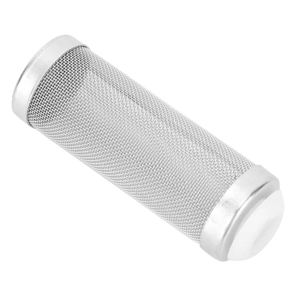 

5PCS Set Stainless Steel Aquarium Filter Inflow 16mm 12mm Inlet Mesh Basket Silver Metal Construction Stainless Steel Strainer