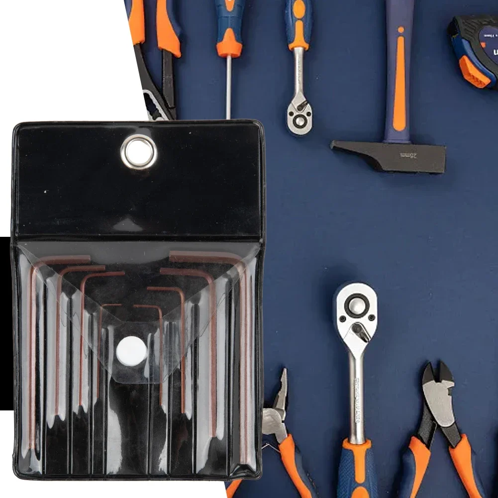 Parti di utensili manuali Set di cacciaviti con chiave esagonale Set di otto pezzi Chiave esagonale Mini 33-73mm 8 pezzi / set Acciaio legato