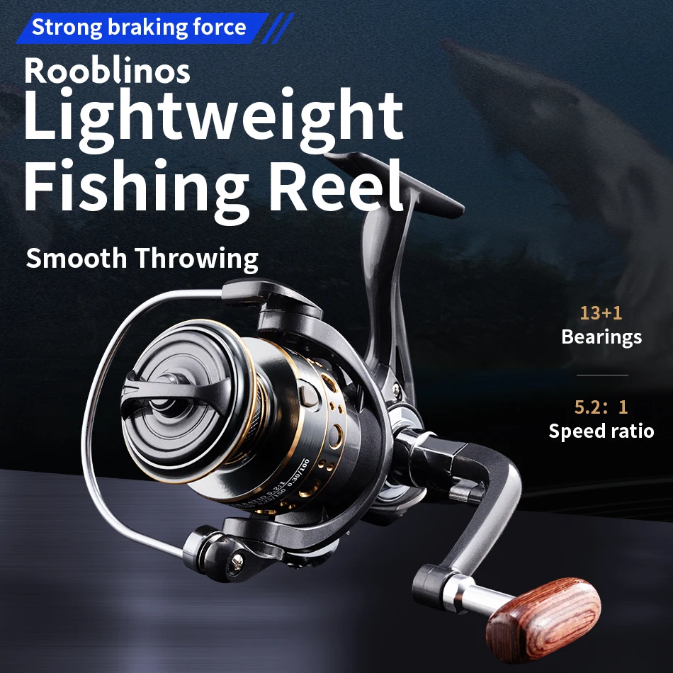 BK Fishing Spinning Reel Metal Spool 5.2:1/4.7:113BB Ball Bearings Carp Fishing Reel BK2000-7000 Metal Line Cup Sea Tackle