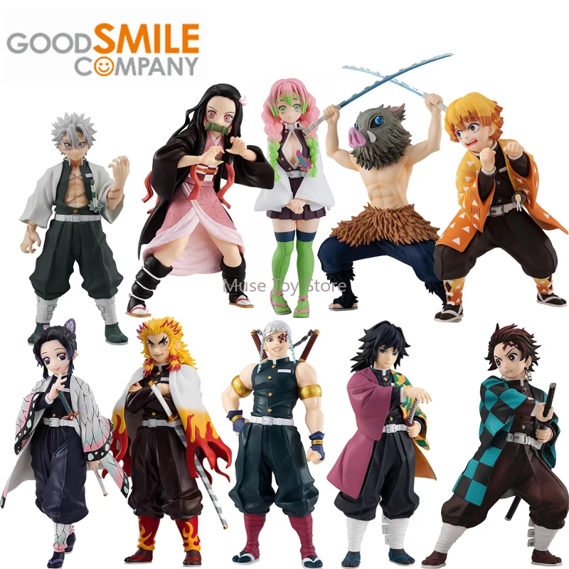 Good Smile ของแท้ POP UP PARADE Demon Slayer Kamado Tanjirou Tomioka Giyuu Kanroji Mitsuri อะนิเมะ Action Figures ของเล่นเด็กของขวัญ