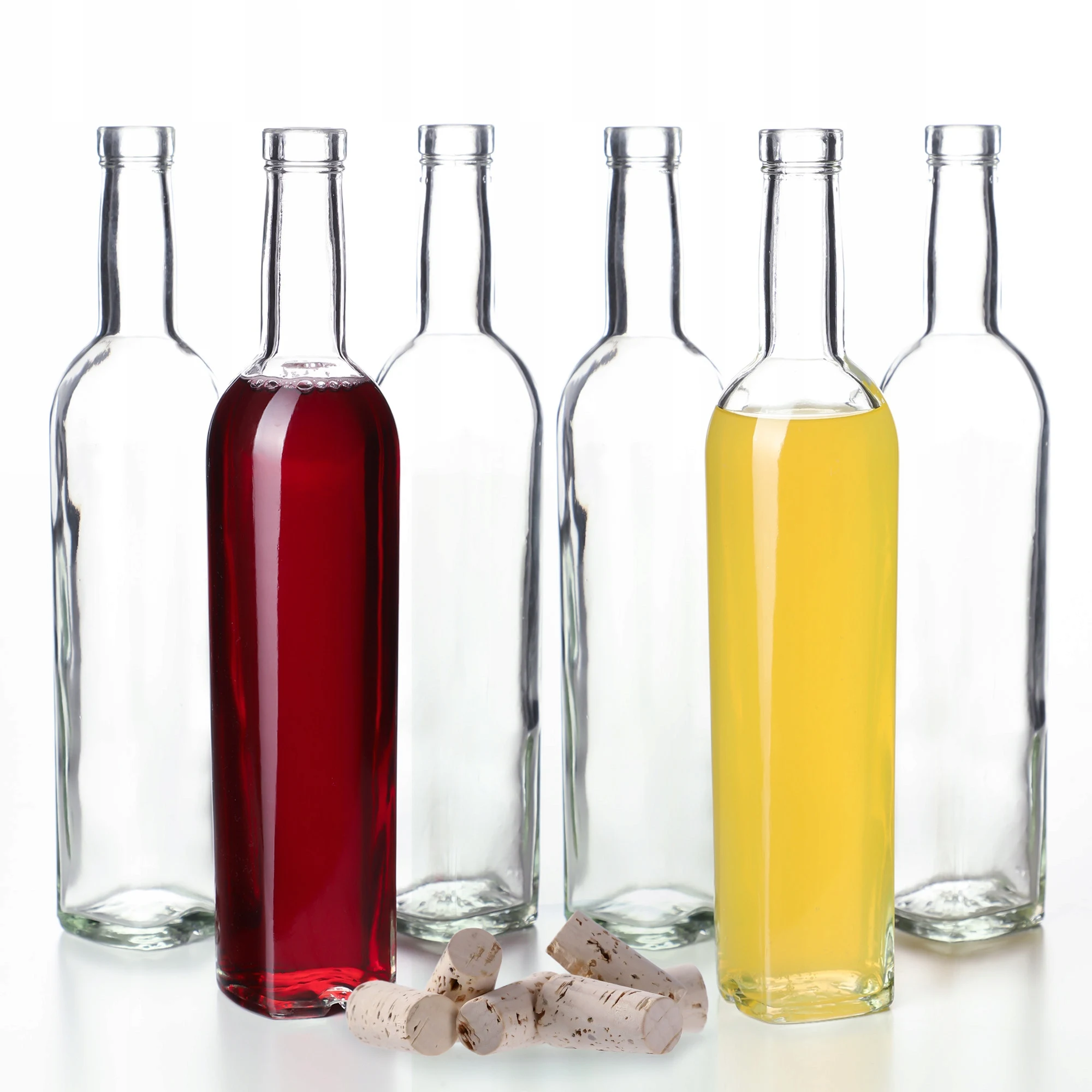 KADAX 6x 500ml Infuusfles met kurk Fi19