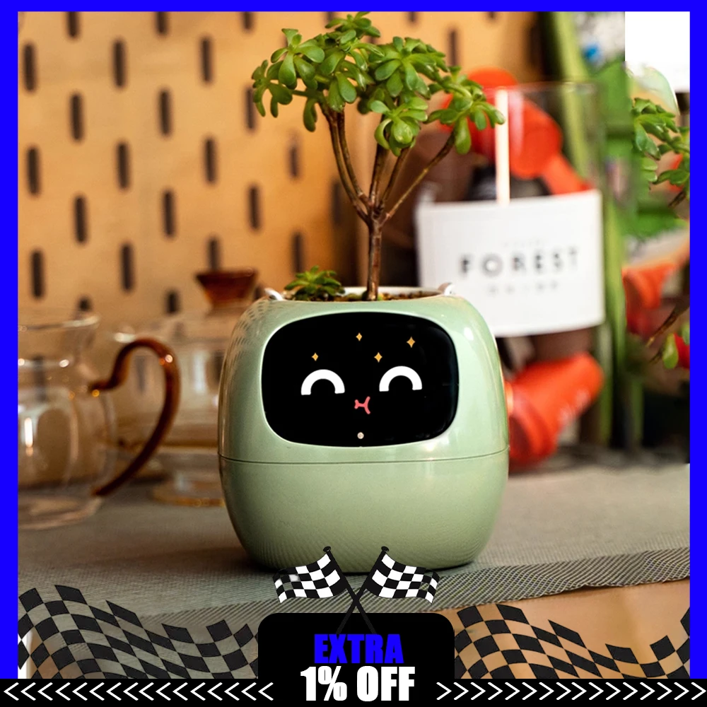 กระถางต้นไม้ IVY หุ่นยนต์อัจฉริยะ ต้นไม้สีเขียวอัจฉริยะ หุ่นยนต์สาว แฟนสาว แฟนหนุ่ม ภรรยา ของขวัญสุดสนุก สร้างความรู้สึก สำหรับผู้ใหญ่