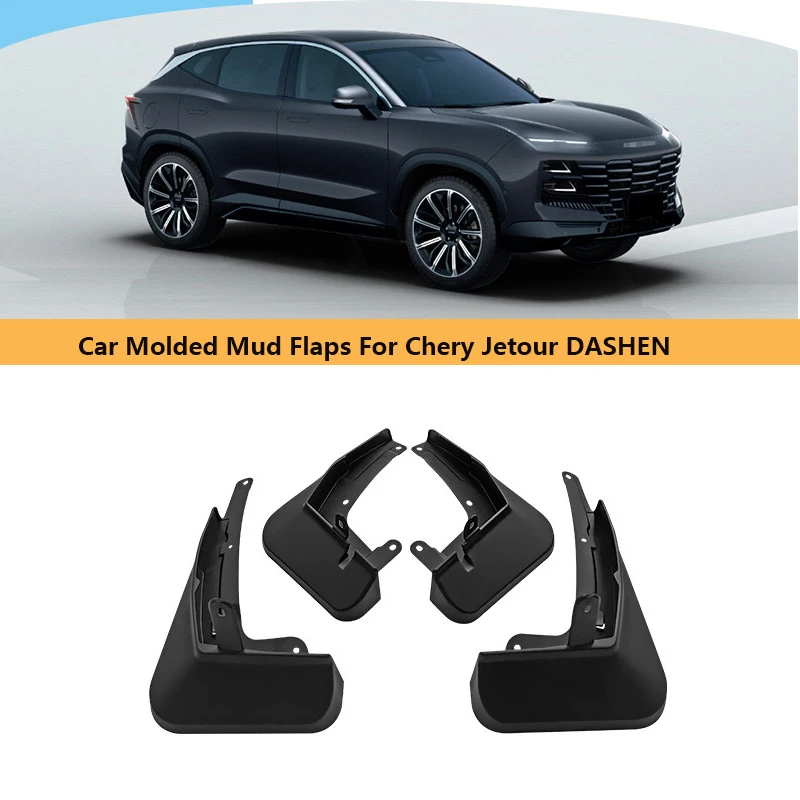 

Car Molded Mud Flaps For Chery Jetour Dashen 2022 2023 Splash Guards Mudguards Mudflap Car Accessories