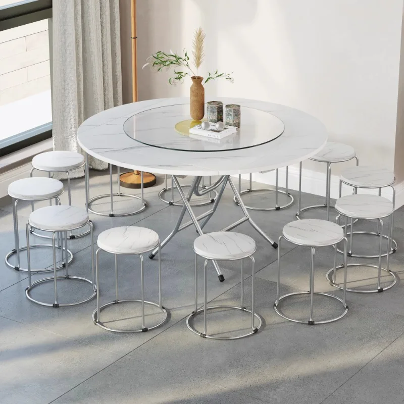 

Small-sized furniture, living room, bedroom Foldable Eating Round Commercial Square Round Simple Small Folding Table