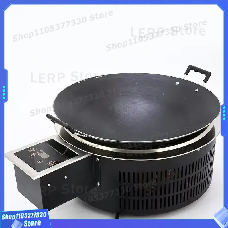 Commercial Electric Ceramic Stove Embedded BBQ Grill Multi Function Concave Heating Plate For Household Kitchen Cooking