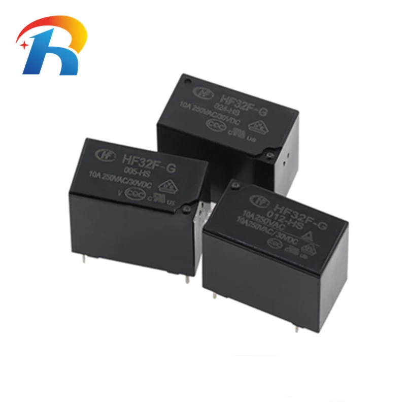 

Free Shipping Power Relays JZC-32F-G 5V 12V 24V HS relay HF32F-G-005-HS HF32F-G-012-HS HF32F-G-024-HS 10A 250VAC 4Pin