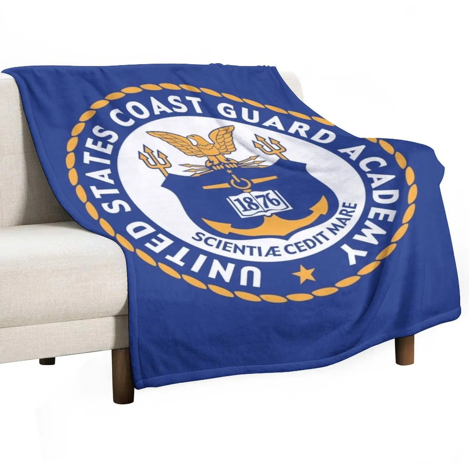 United States Coast Guard Academy Throw Blanket Thins Sofa Quilt Quilt Sleeping Bag Luxury Multi-Purpose Blankets