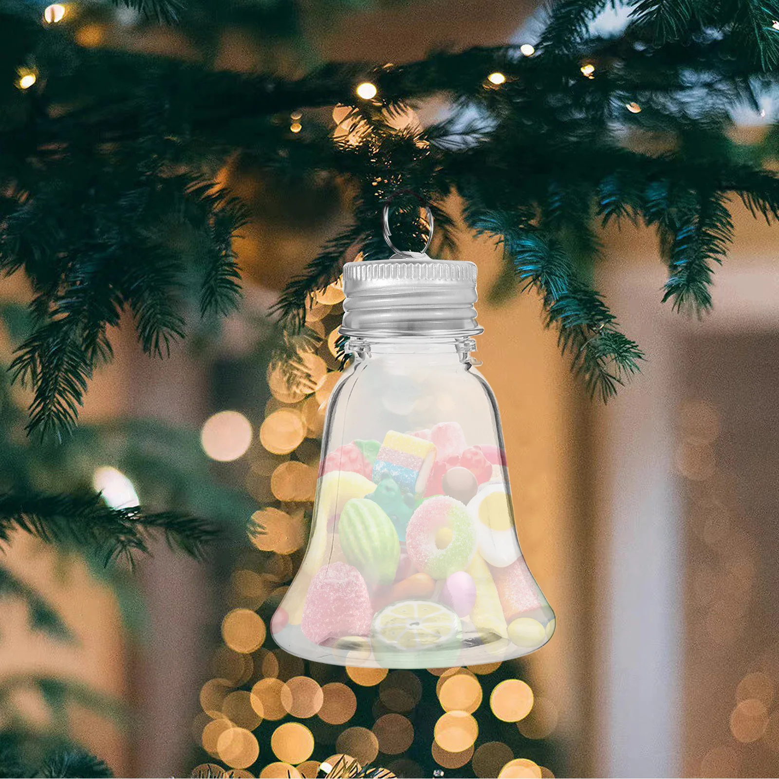 

10Pcs Christmas Juice Bottles Empty Reusable Beverage Containers for Milk Tea Party Decoration Outdoors Beverages Storage Bottle