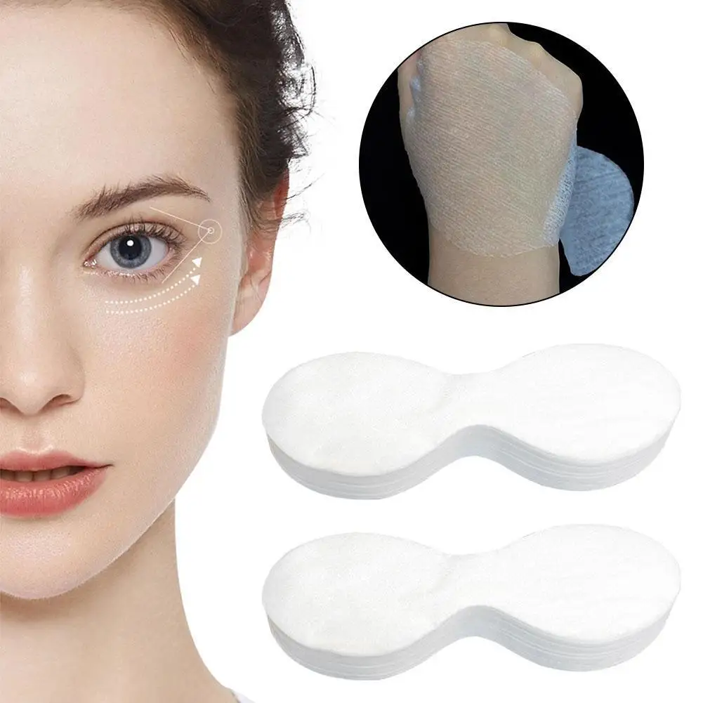 

100PCS Disposable Eye Mask Paper, Non Woven Eye Care Patches Paper Eye Covers, Cotton Spa Eyes Pads for Beauty Tool