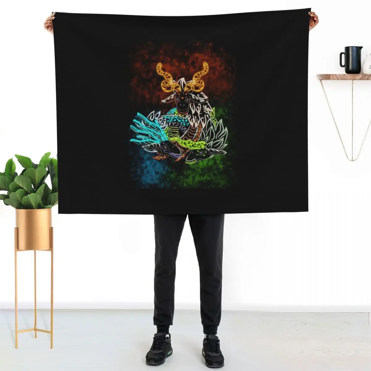 Botw Ancient Dragon Trio Throw Blanket Color Fast Cozy Throw Blanket