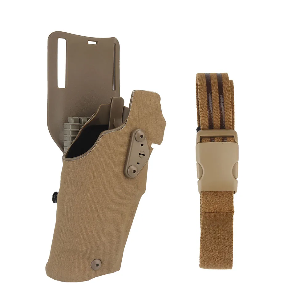 Funda táctica Glock G17 con bloqueo automático y soporte QLS rápido - imagen 2