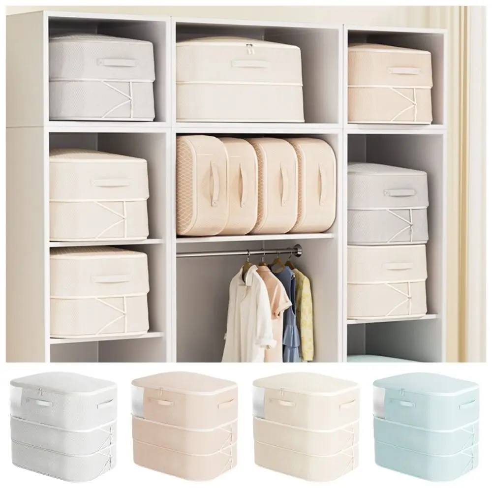 

Large Capacity Compression Storage Bag Ultra Space Saving Foldable Cotton Quilt Storage Bag Visual Window Moisture-proof