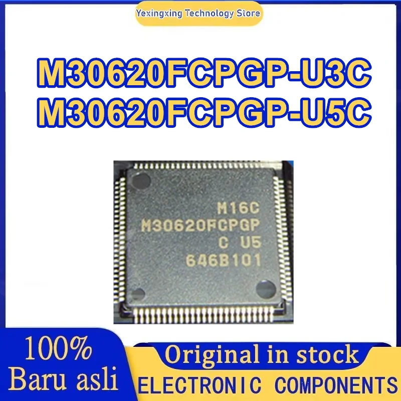 M30620FCPGP-U3C M30620FCPGP-U5C M30620FCPGP M30620 30620FCPGP QFP100 16-bit microcontroller chips in stock 1PCS/LOT