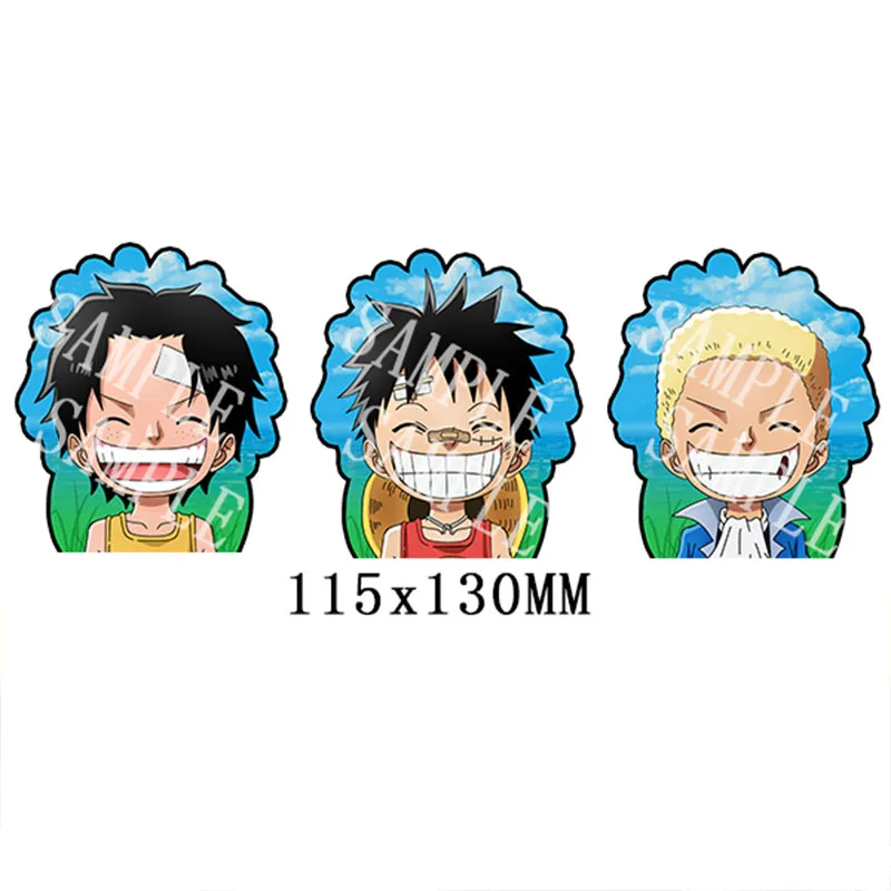 ONE PIECE Anime Sticker  Motion Sticker Waterproof Decals for Cars,Laptop, Refrigerator, Etc Gift Toy