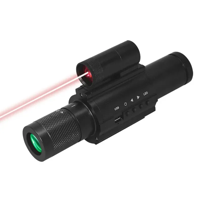 T-03A Telescópio Monocular Night Vision, 850nm ajustável, infravermelho, HD 1080P, Zoom 3X, Equipamento de caça ao ar livre, Âmbito 500m