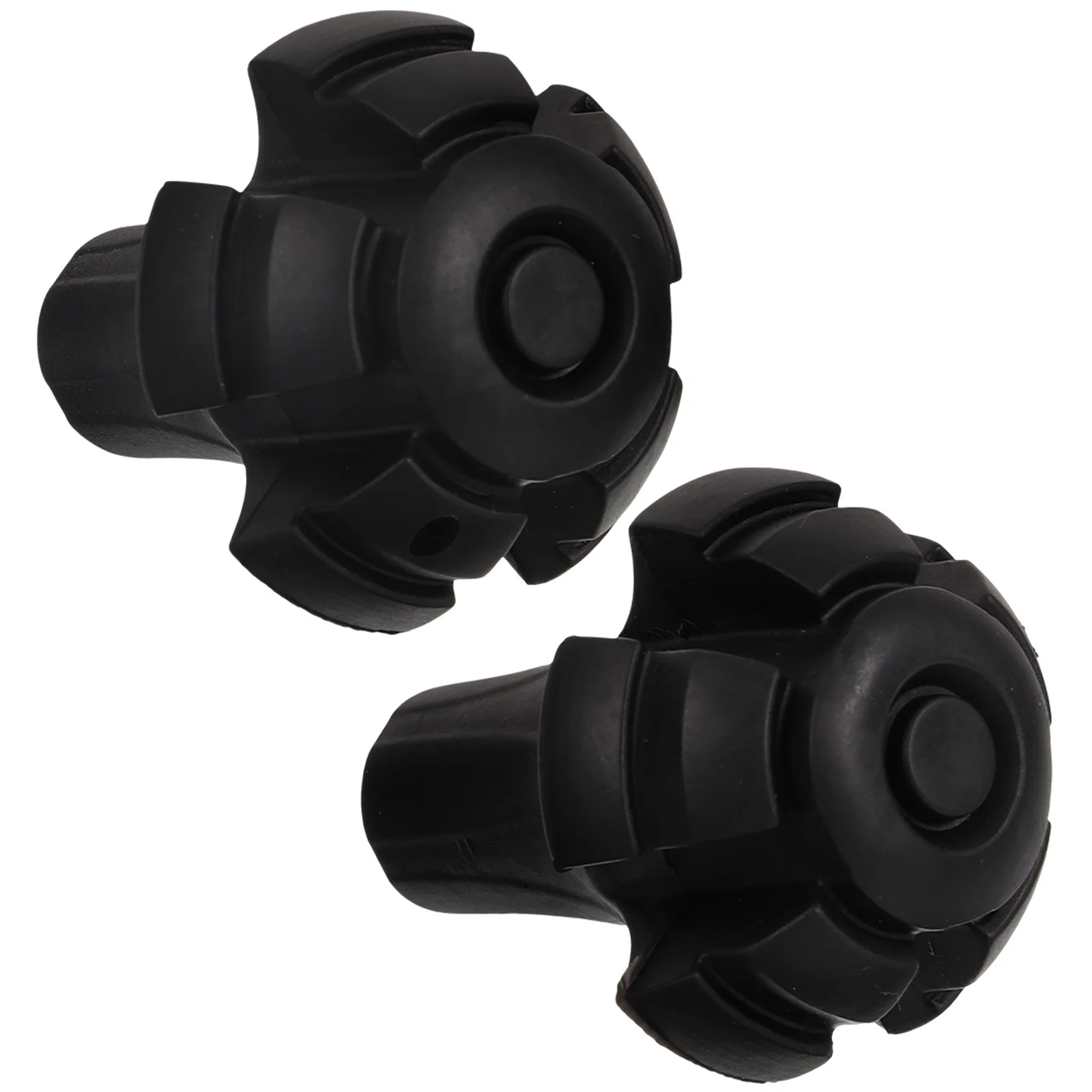 

2Pcs Hiking Pole Tips Replacement Durable Plastic Trekking Pole Feet Anti-Slip Walking Stick Replacement Tips for Camping Hiking