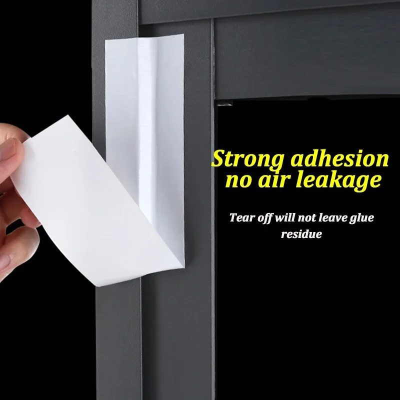 

1 шт., 20 м/787,4 дюйма, прочная клейкая тканевая лента для зачистки погоды для раздвижных оконных рамок-уплотнительная лента для звукоизоляции, пылезащитная