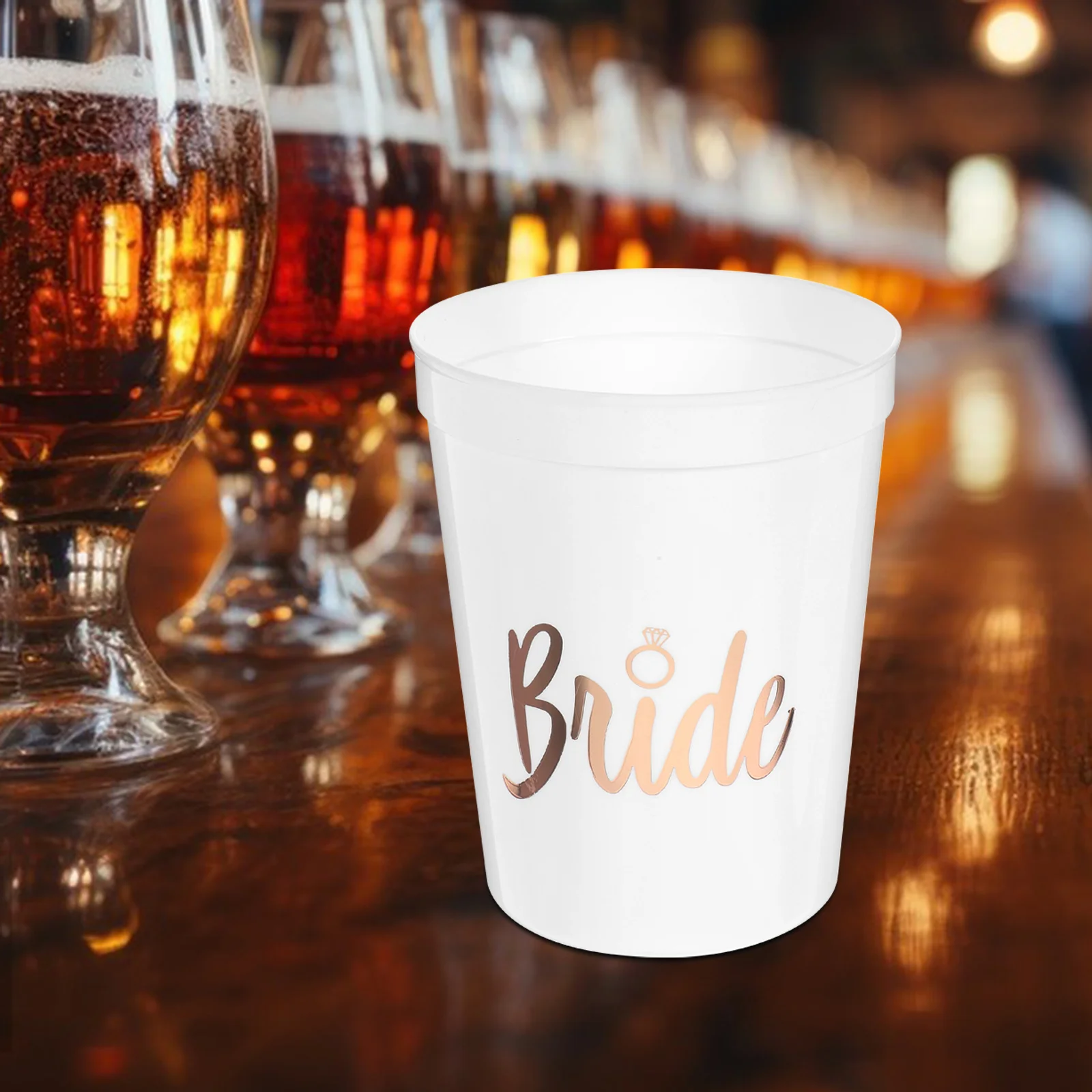 

4Pcs Durable Plastic Unbreakable Party Cups for Wedding Festival Cocktail Water Juice Beverage Cup Party Wine Cup