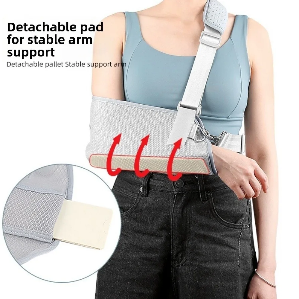 Adjustable Strap Arm Sling Brace Breathable Detachable Pallet Forearm Brace Wrist Support Easy To Wear Elbow Support Strap Adult