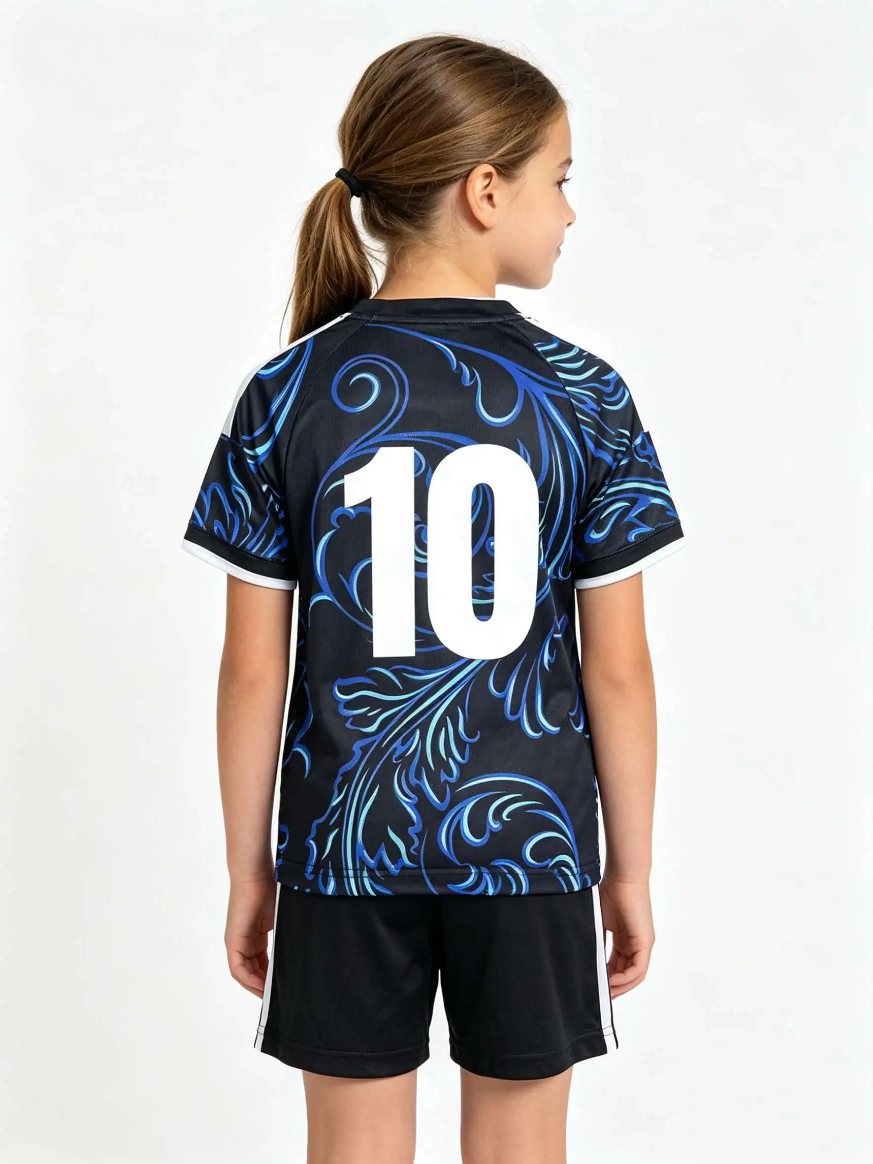 26/27 Unisex Blank Soccer Jersey, Kids & Adults Training Uniforms for School Sports, Running & Team Events Tops