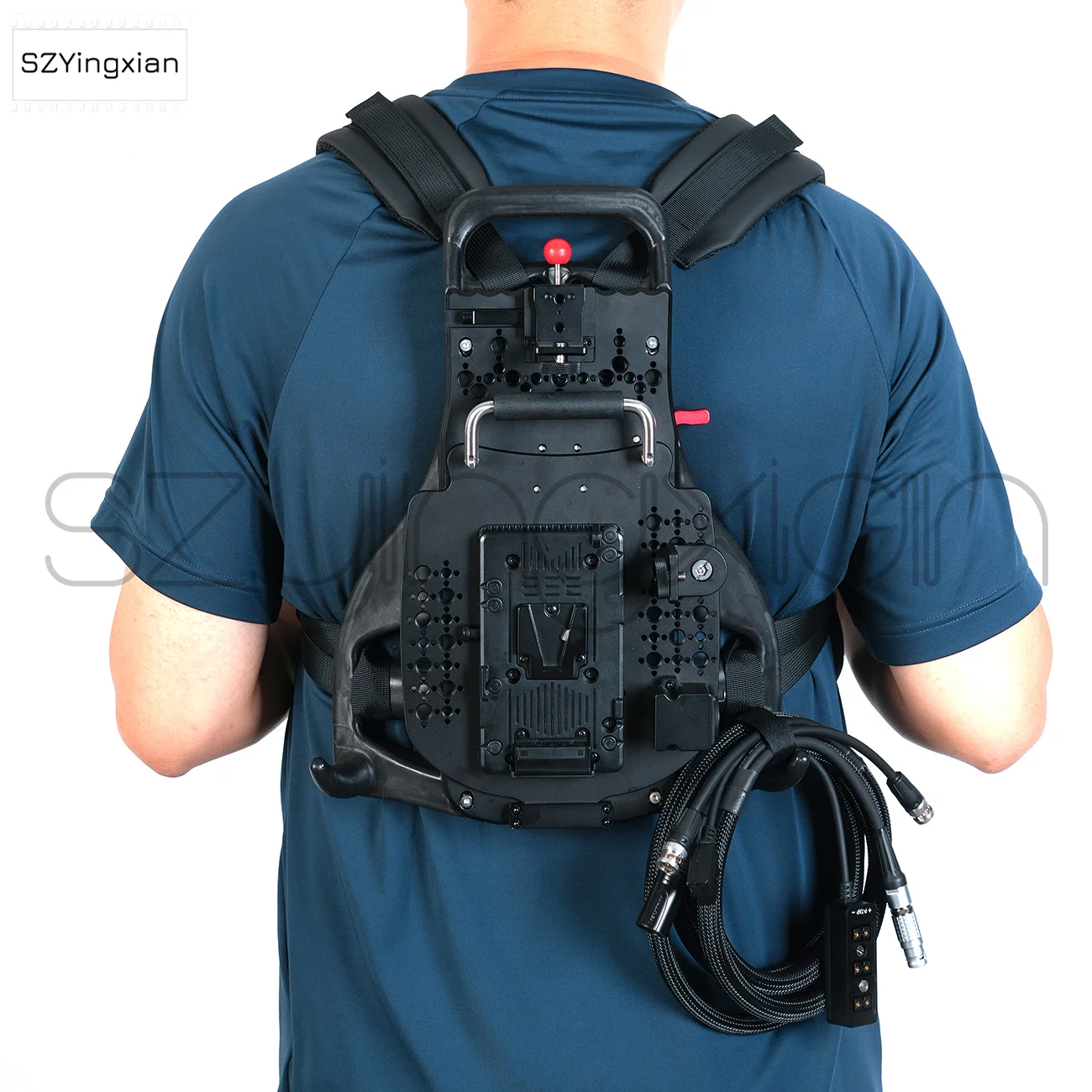 V-Mount and B-Mount Battery Pack With Handle Quick Release Board XLR 3Pin Power Output, suitable for ARRI ALEXA, RED/SONY Camera