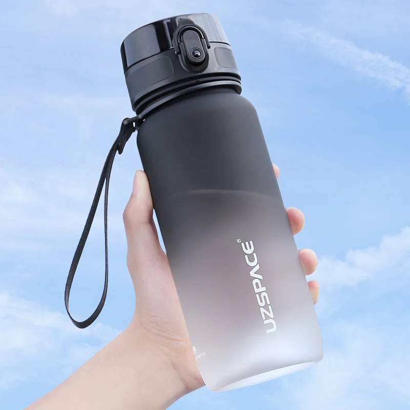 Sports water cup men's new 2024 portable high-temperature resistant plastic water bottle women's kettle kids water bottle