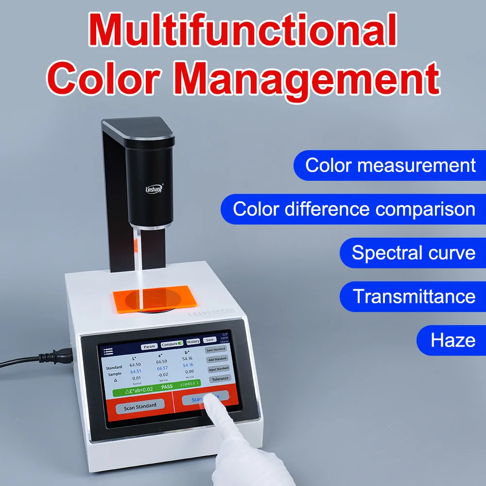Promotion LS155 D/0 Water Turbidity Meter Spectro Colorimeter Film Color Haze Meter Liquid Colorimeter