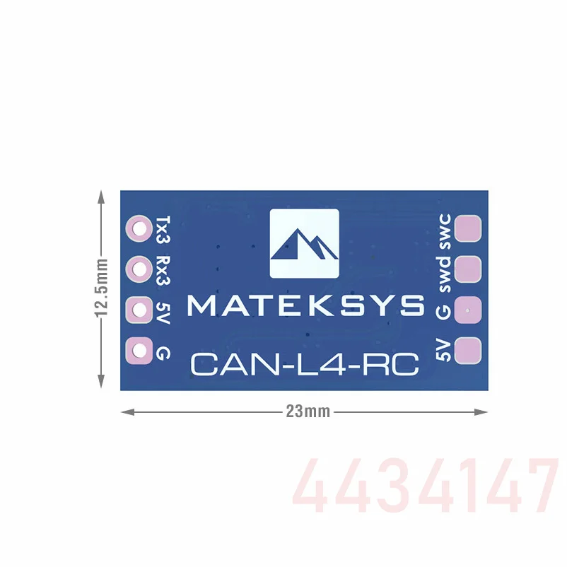 MATEK CAN-L4-RC STM32L431 MCU AP_PERIPH CAN RC adaptador de entrada puede recibirrfor RC modelo avión piezas de bricolaje