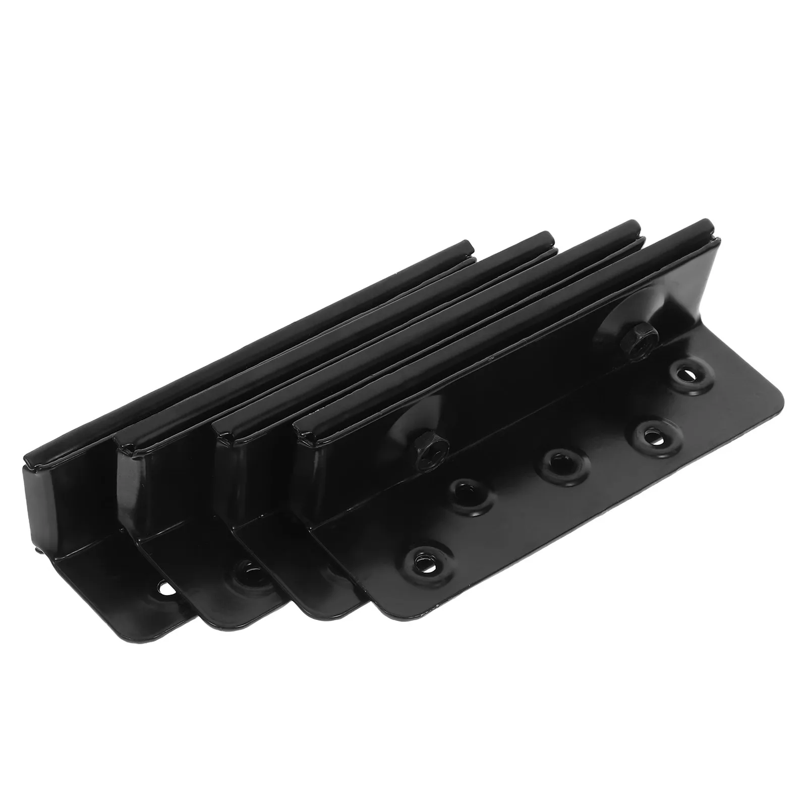 1Set Bed Hinges Reinforced Metal Heavy Duty Frame Connectors for Headboard Footboard Wooden Metal Bed Support Stability